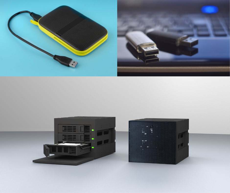 Portable SSD, Memory Sticks and NAS storage drives