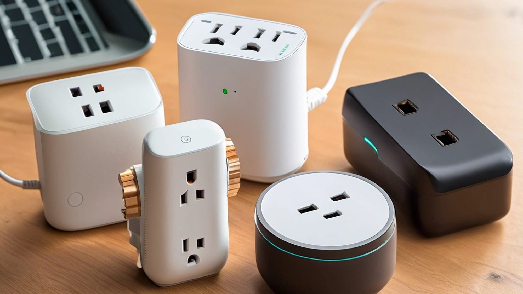 AI image of Various Smart plug devices