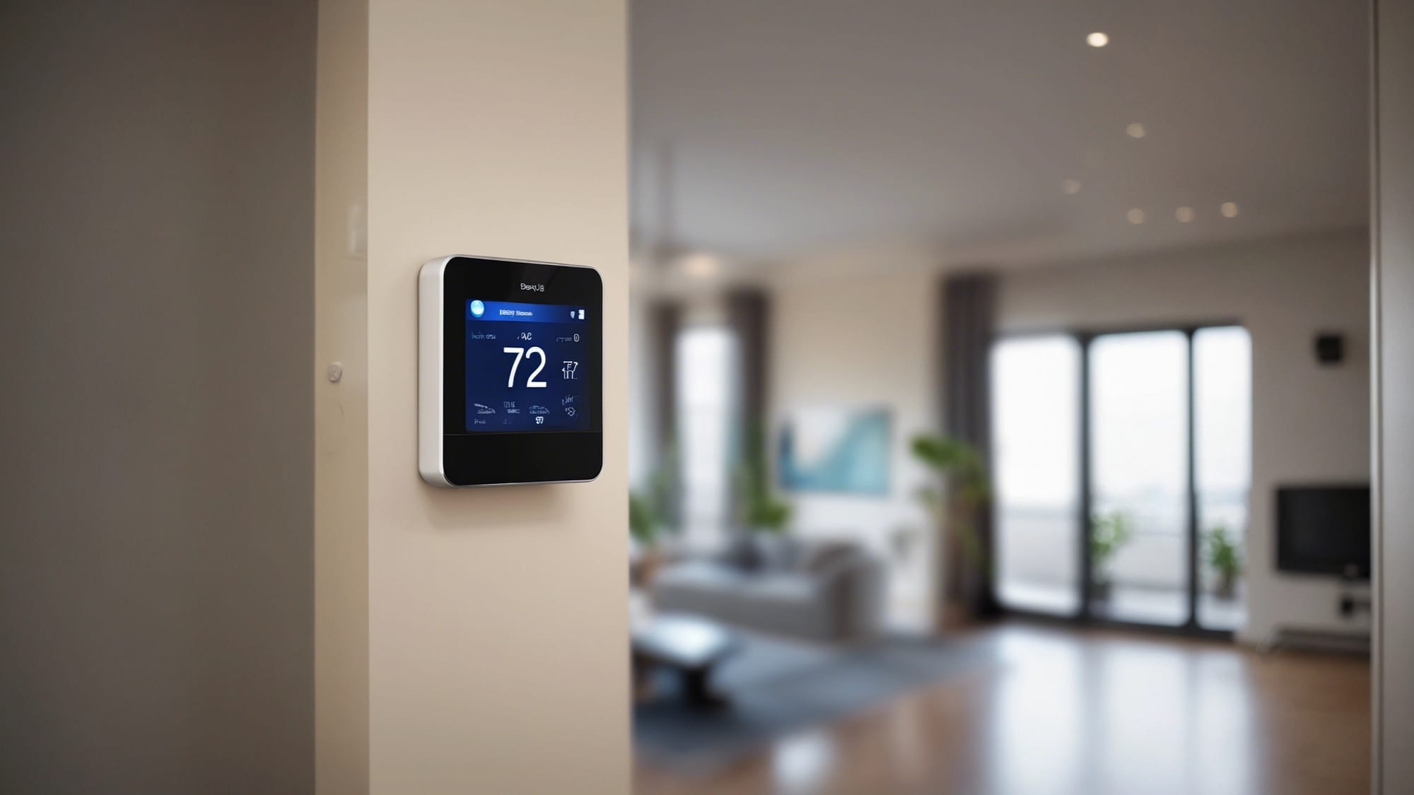 AI image of A Smart Home Thermostat