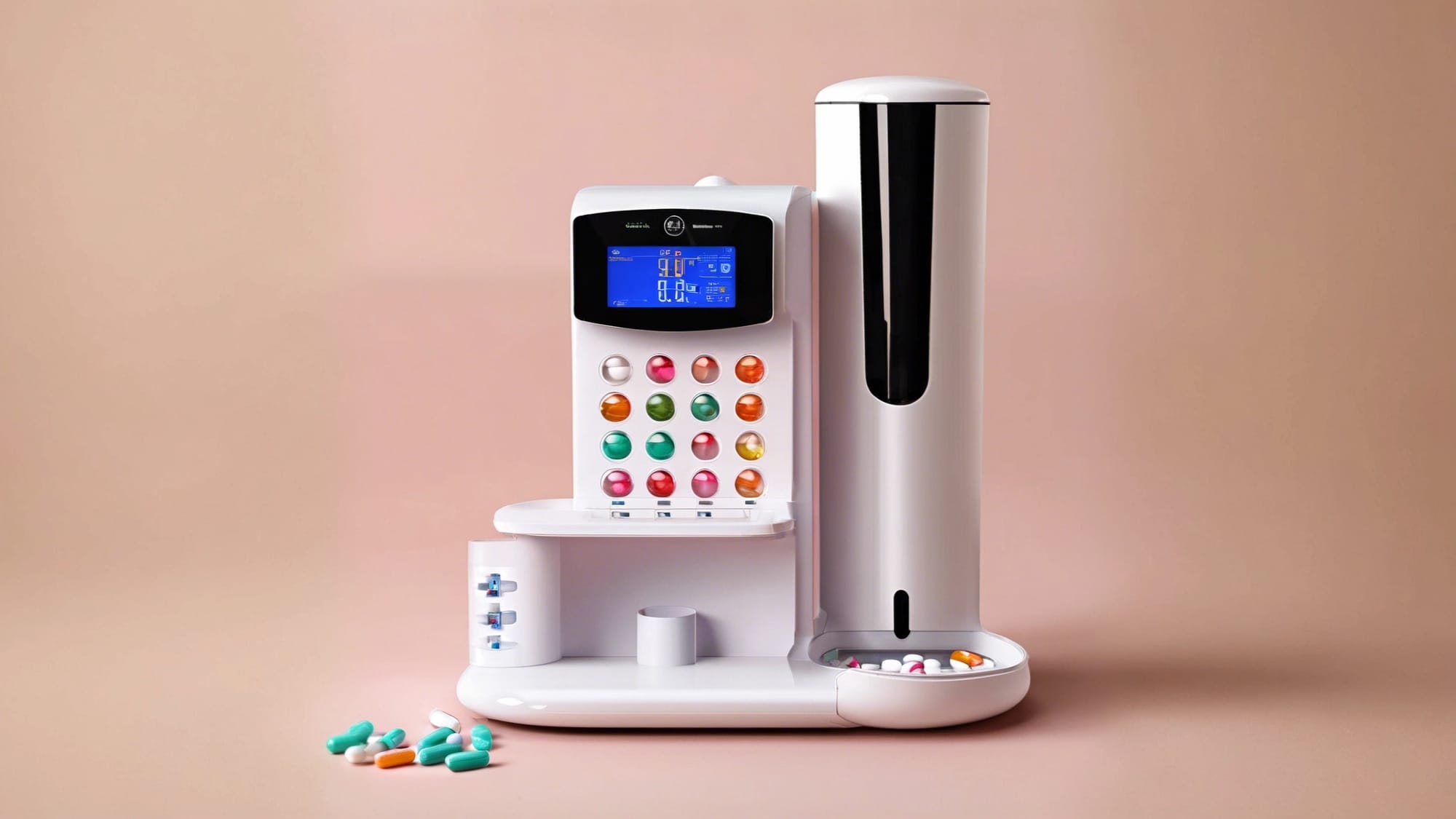 AI image of An example of a Smart Home Pill Dispenser