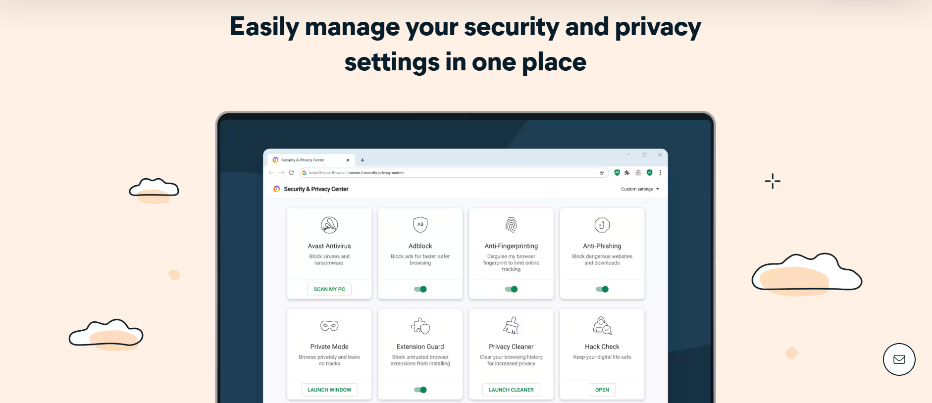 Promotional Snapshot of Avast Secure Browser