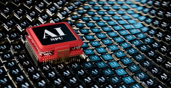 Image of multiple processing chips